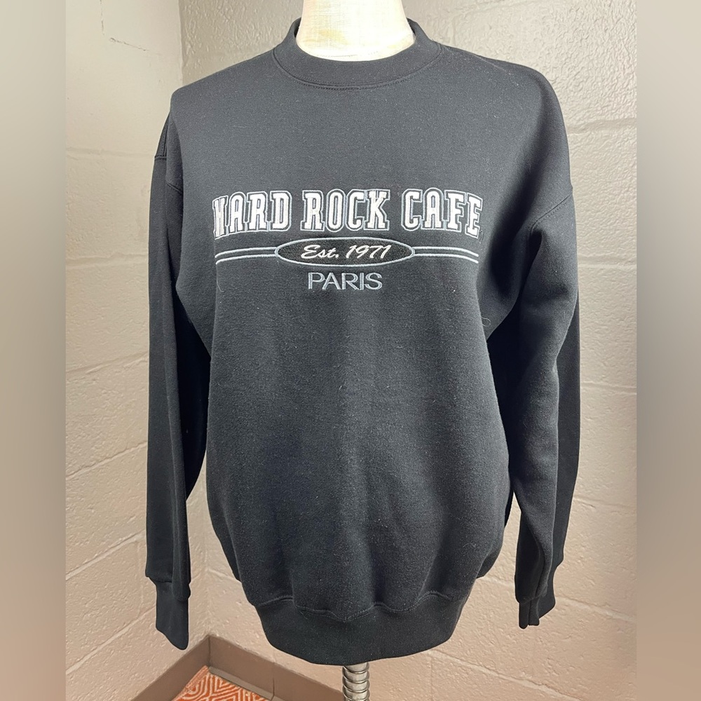 Medium black hard rock café Paris sweatshirt